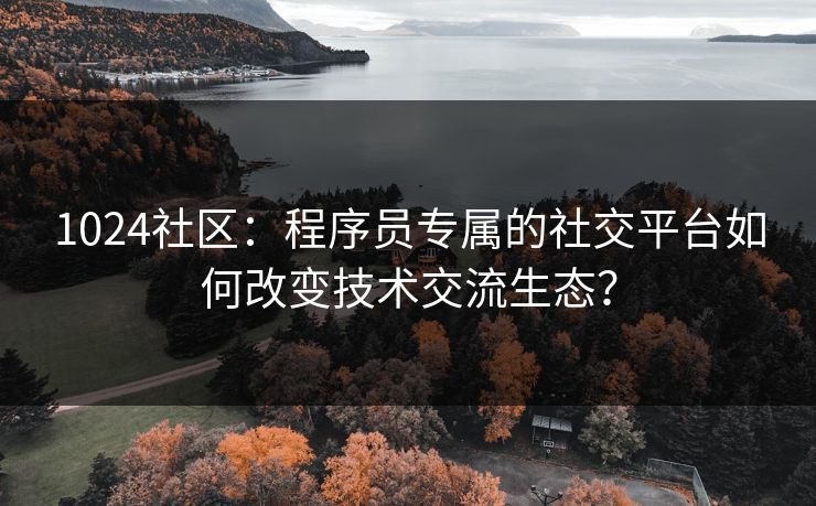 1024社区：程序员专属的社交平台如何改变技术交流生态？